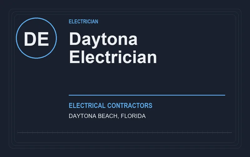 Daytona Electrician in Daytona Beach, Florida