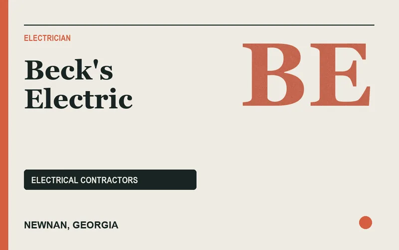 Beck's Electric in Newnan, Georgia
