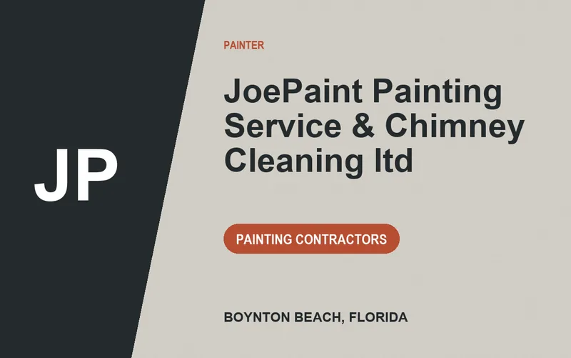 JoePaint Painting Service & Chimney Cleaning ltd in Boynton Beach, Florida