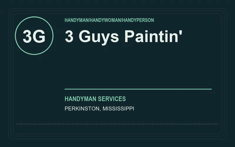 3 Guys Paintin' in Perkinston, Mississippi