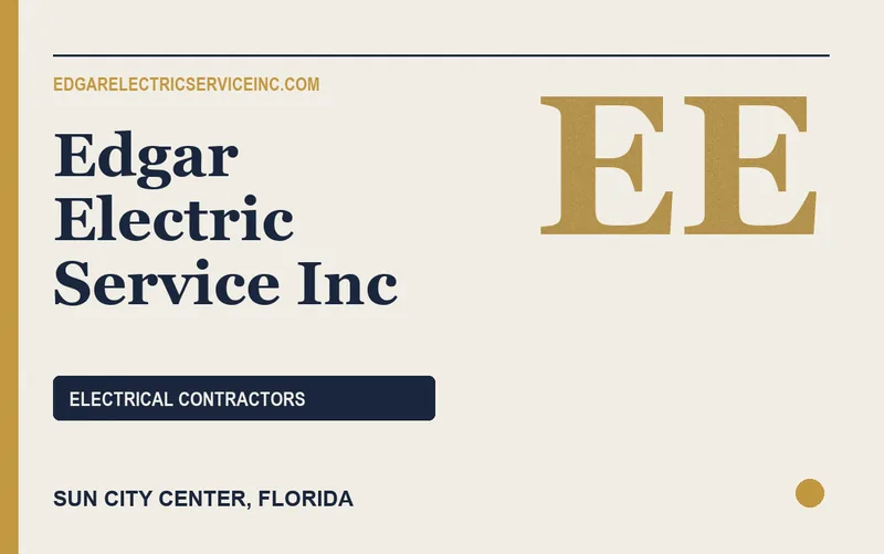 Edgar Electric Service Inc in Sun City Center, Florida