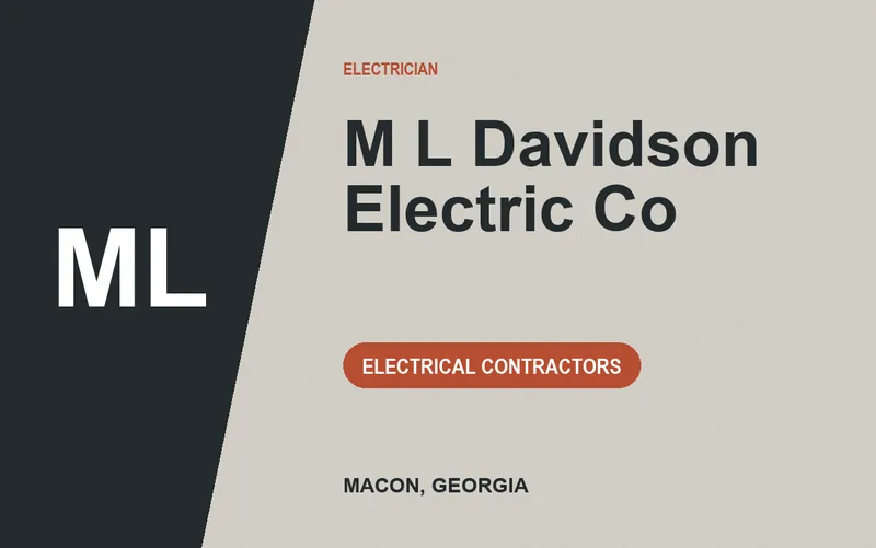 M L Davidson Electric Co in Macon, Georgia