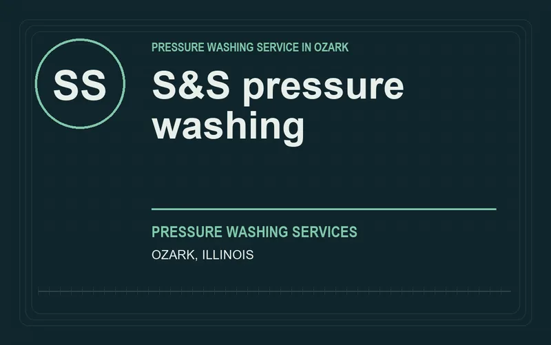 S&S pressure washing in Ozark, Illinois