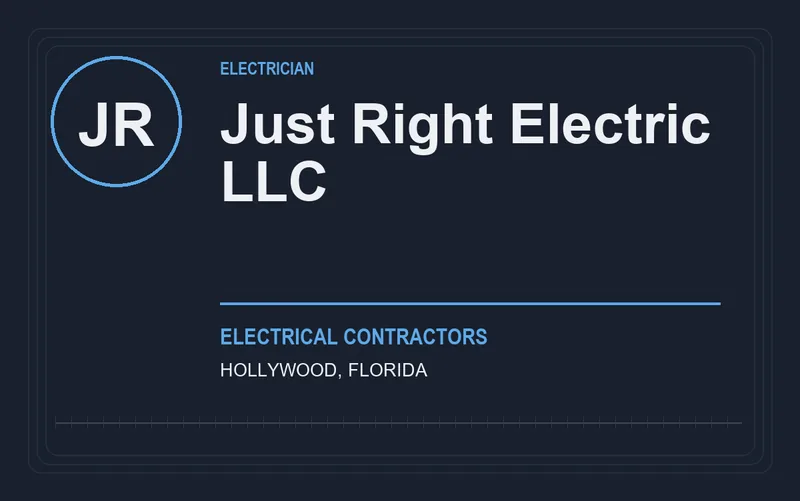 Just Right Electric LLC in Hollywood, Florida