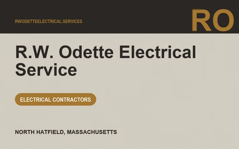 R.W. Odette Electrical Service in North Hatfield, Massachusetts