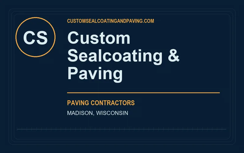Custom Sealcoating & Paving in Madison, Wisconsin
