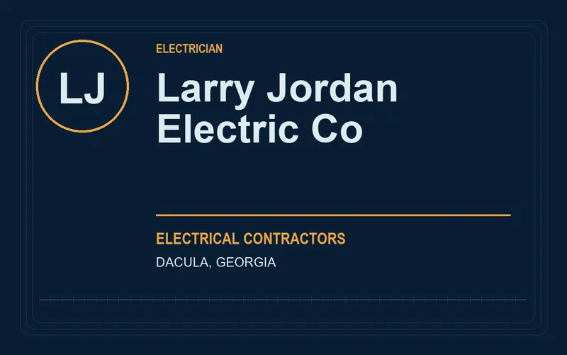 Larry Jordan Electric Co in Dacula, Georgia