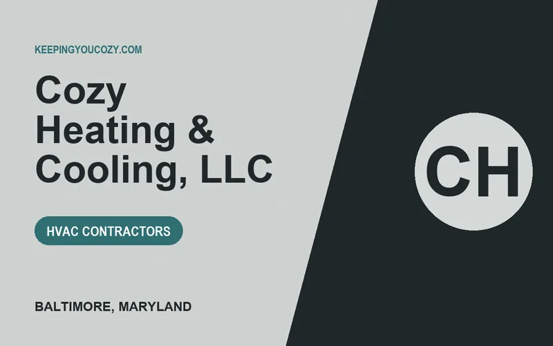 Cozy Heating & Cooling, LLC in Baltimore, Maryland