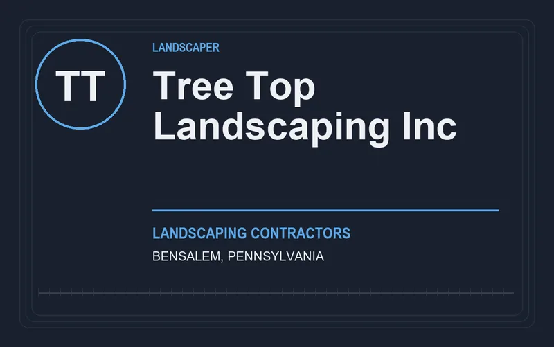 Tree Top Landscaping Inc in Bensalem, Pennsylvania