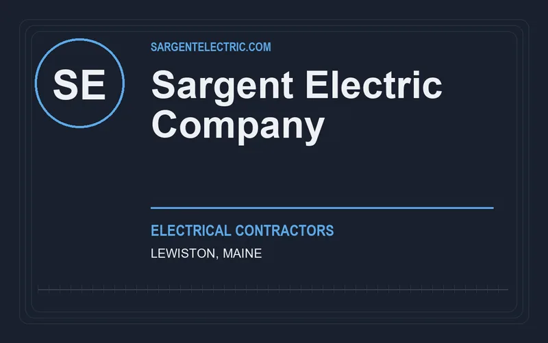 Sargent Electric Company in Lewiston, Maine