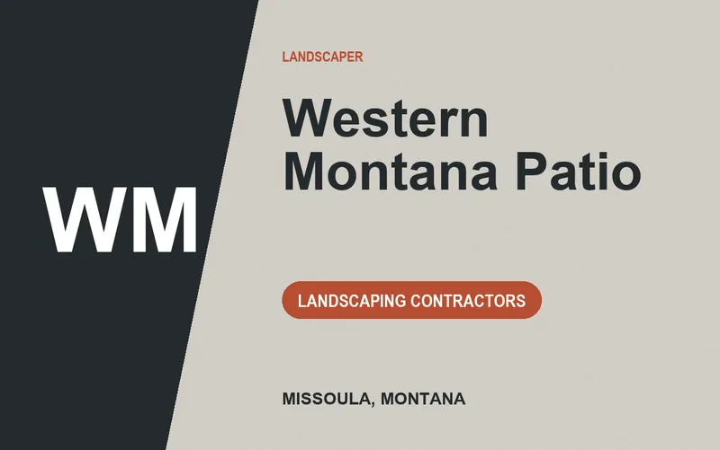 Western Montana Patio in Missoula, Montana