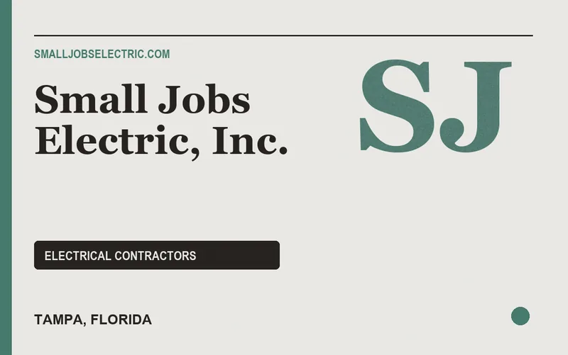 Small Jobs Electric, Inc. in Tampa, Florida