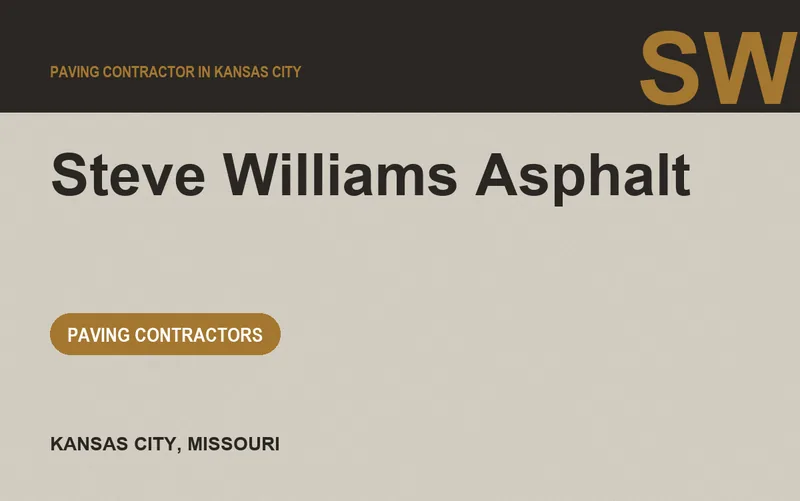 Steve Williams Asphalt in Kansas City, Missouri