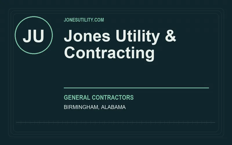 Jones Utility & Contracting in Birmingham, Alabama