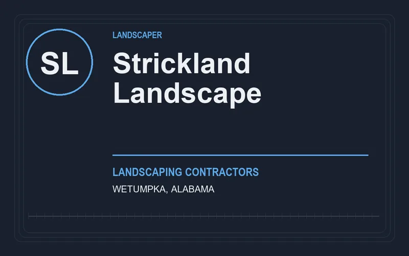 Strickland Landscape in Wetumpka, Alabama