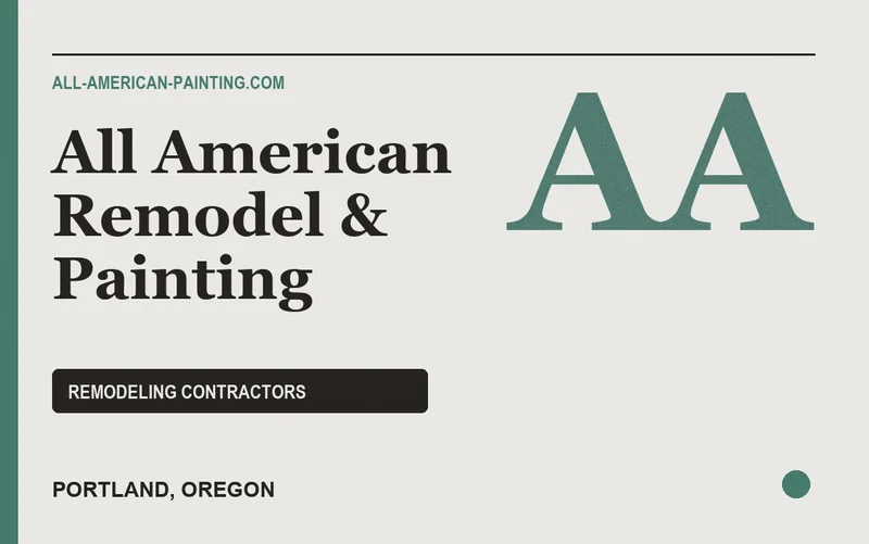 All American Remodel & Painting in Portland, Oregon