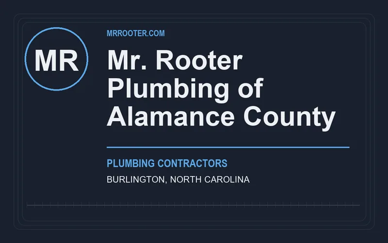 Mr. Rooter Plumbing of Alamance County in Burlington, North Carolina