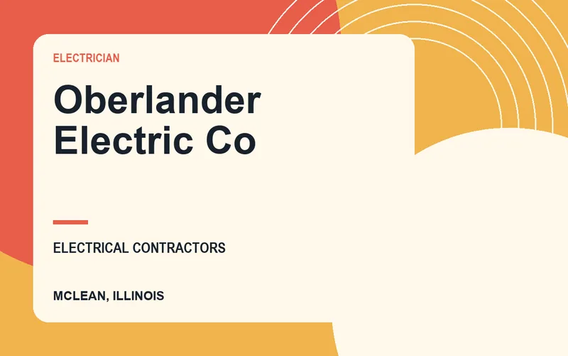Oberlander Electric Co in McLean, Illinois