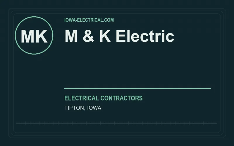 M & K Electric in Tipton, Iowa