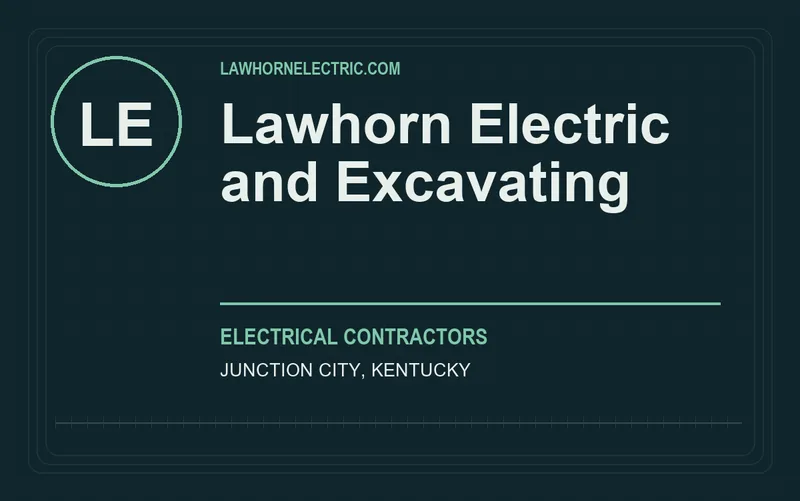 Lawhorn Electric and Excavating in Junction City, Kentucky