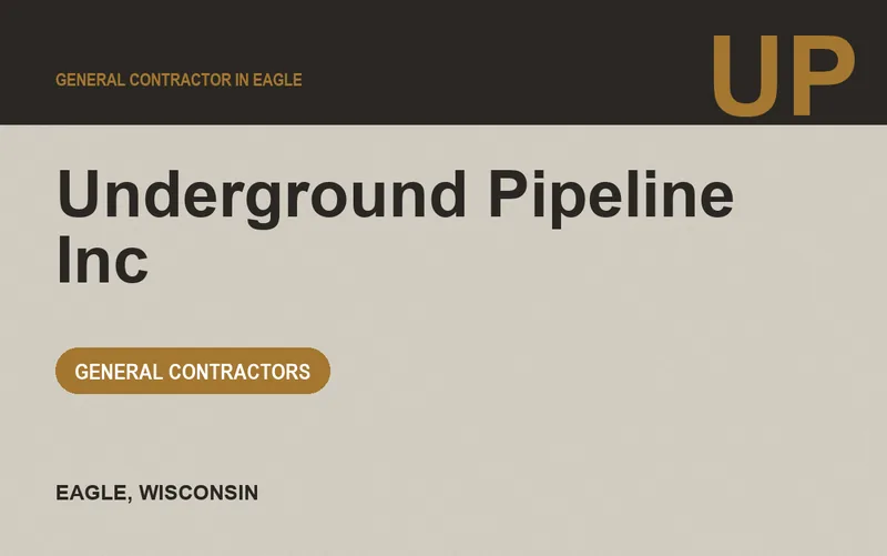 Underground Pipeline Inc in Eagle, Wisconsin