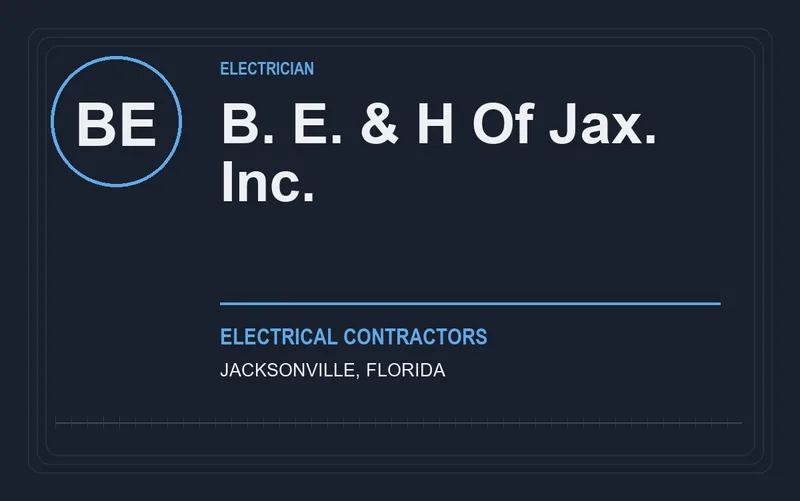 B. E. & H Of Jax. Inc. in Jacksonville, Florida