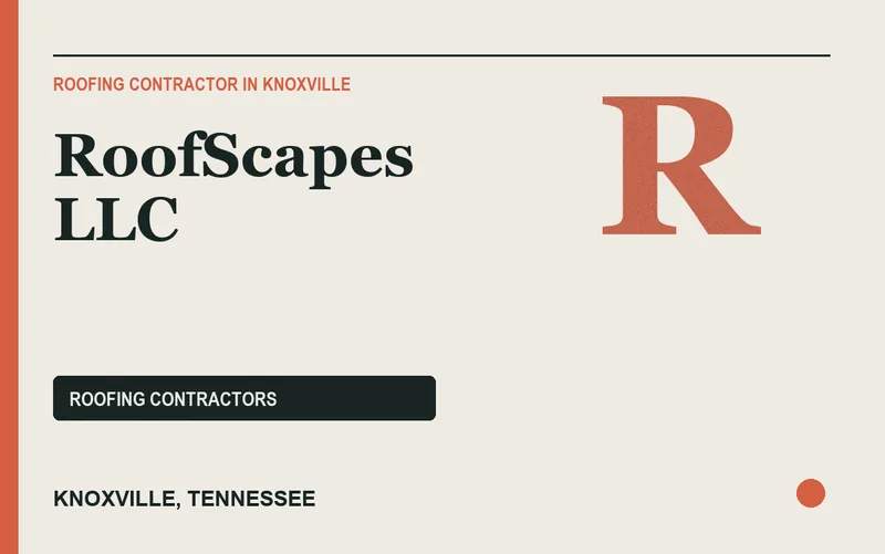 RoofScapes LLC in Knoxville, Tennessee