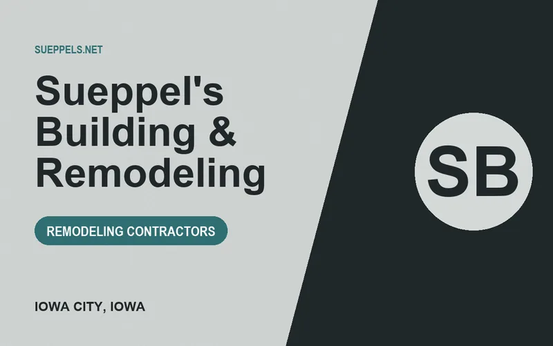 Sueppel's Building & Remodeling in Iowa City, Iowa