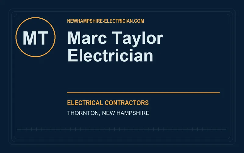 Marc Taylor Electrician in Thornton, New Hampshire