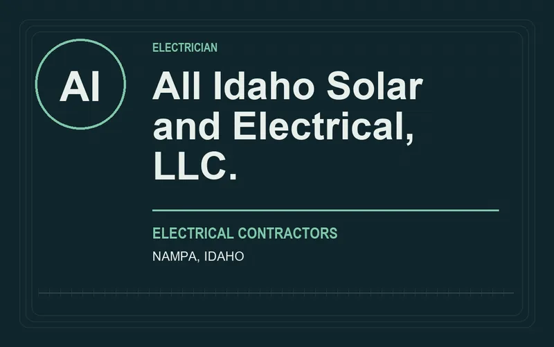 All Idaho Solar and Electrical, L.L.C. in Nampa, Idaho