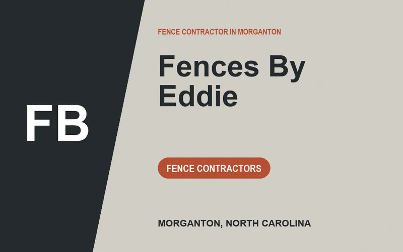 Fences By Eddie in Morganton, North Carolina
