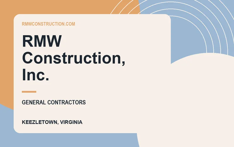 RMW Construction, Inc. in Keezletown, Virginia