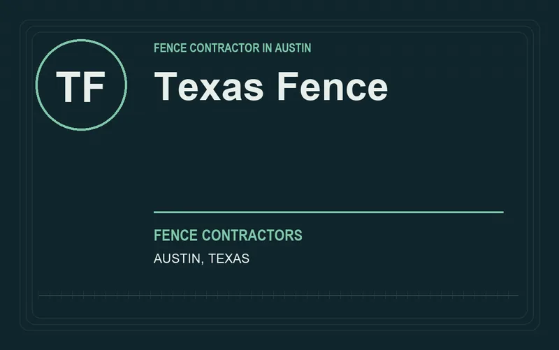 Texas Fence in Austin, Texas