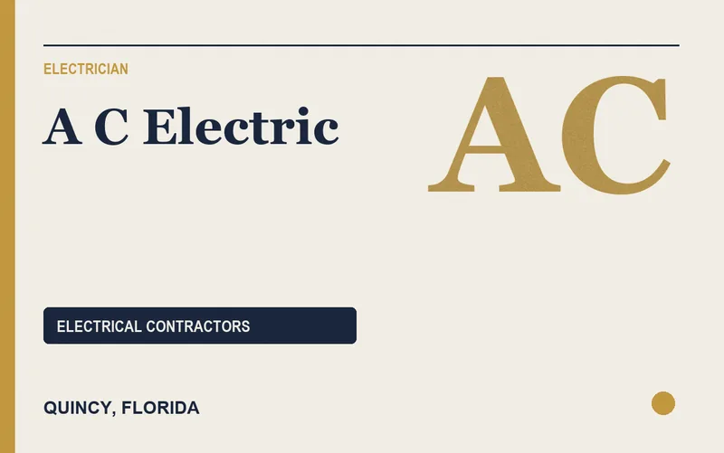 A C Electric in Quincy, Florida