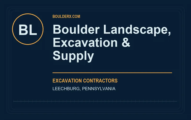 Boulder Landscape, Excavation & Supply in Leechburg, Pennsylvania