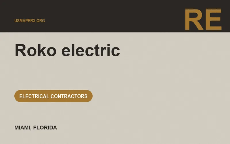 Roko electric in Miami, Florida