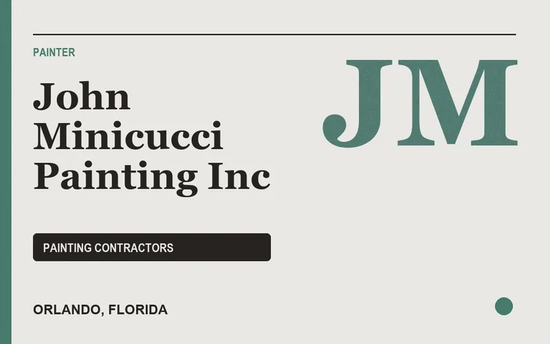 John Minicucci Painting Inc in Orlando, Florida