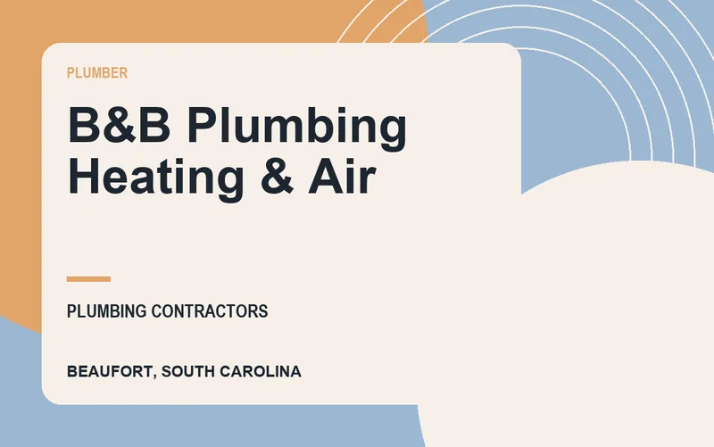 B&B Plumbing Heating & Air in Beaufort, South Carolina