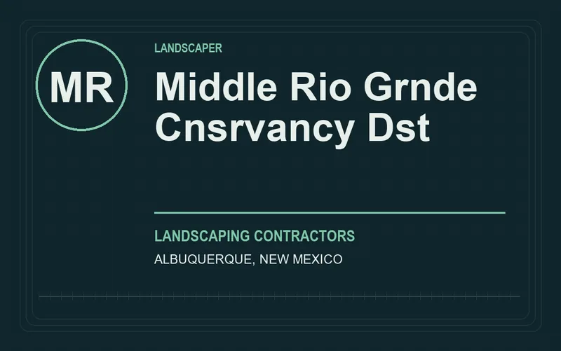 Middle Rio Grnde Cnsrvancy Dst in Albuquerque, New Mexico