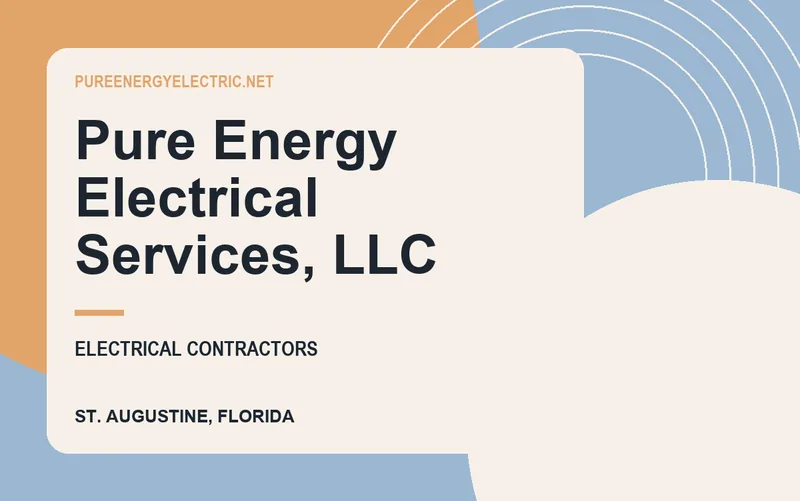 Pure Energy Electrical Services, LLC in St. Augustine, Florida