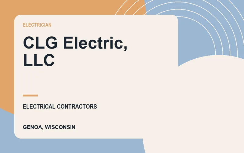 CLG Electric, LLC in Genoa, Wisconsin