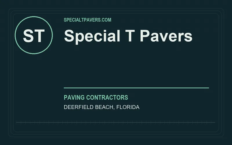 Special T Pavers in Deerfield Beach, Florida