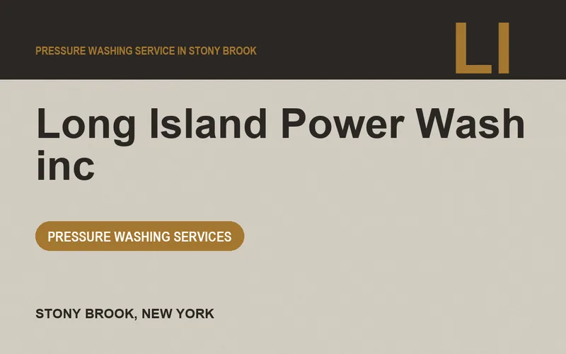 Long Island Power Wash inc in Stony Brook, New York