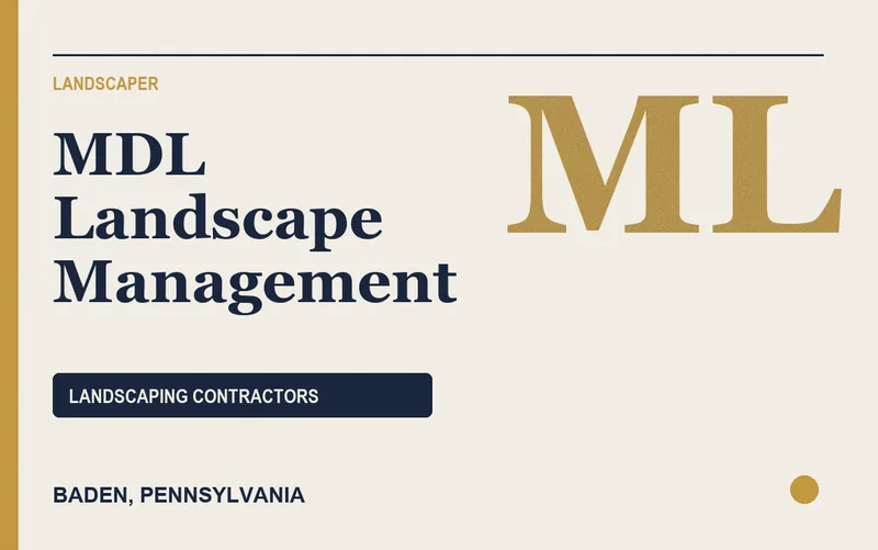 MDL Landscape Management in Baden, Pennsylvania