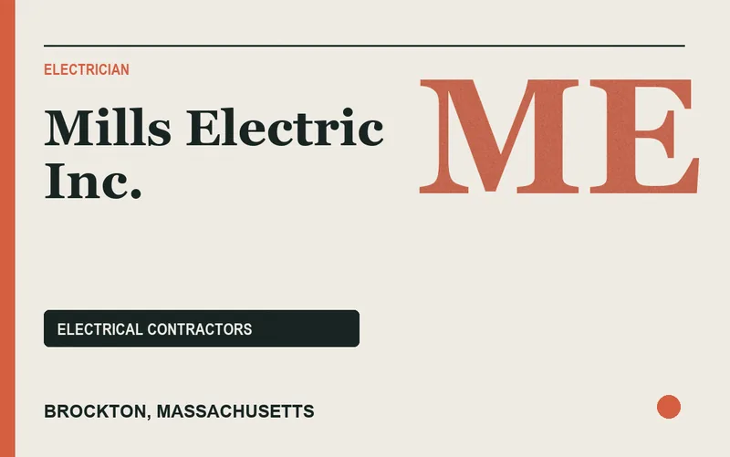 Mills Electric Inc. in Brockton, Massachusetts