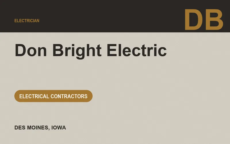 Don Bright Electric in Des Moines, Iowa