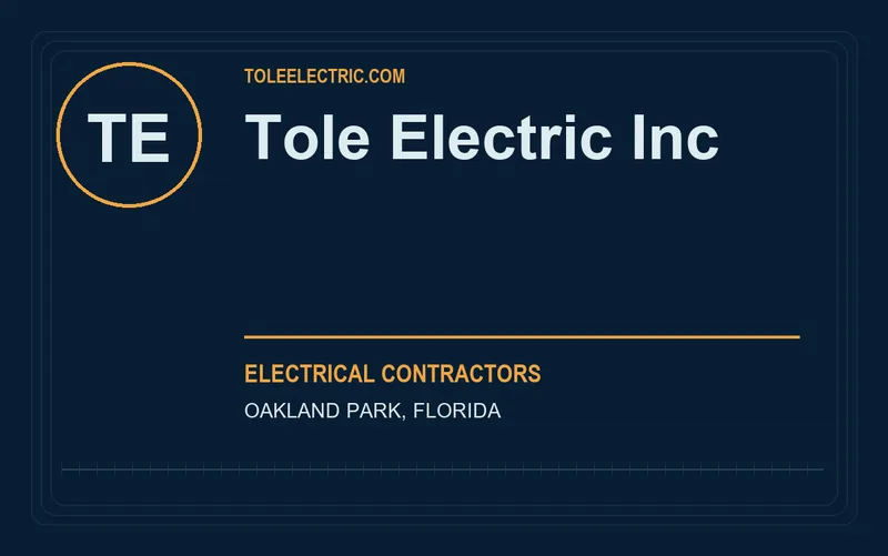 Tole Electric Inc in Oakland Park, Florida