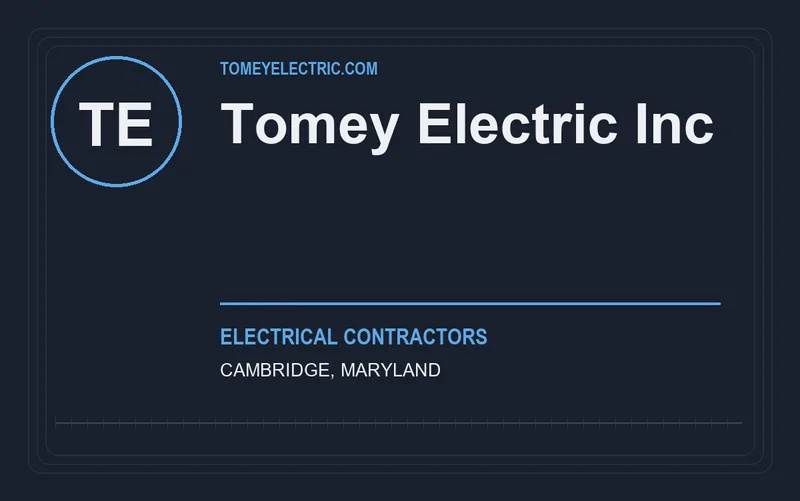Tomey Electric Inc in Cambridge, Maryland
