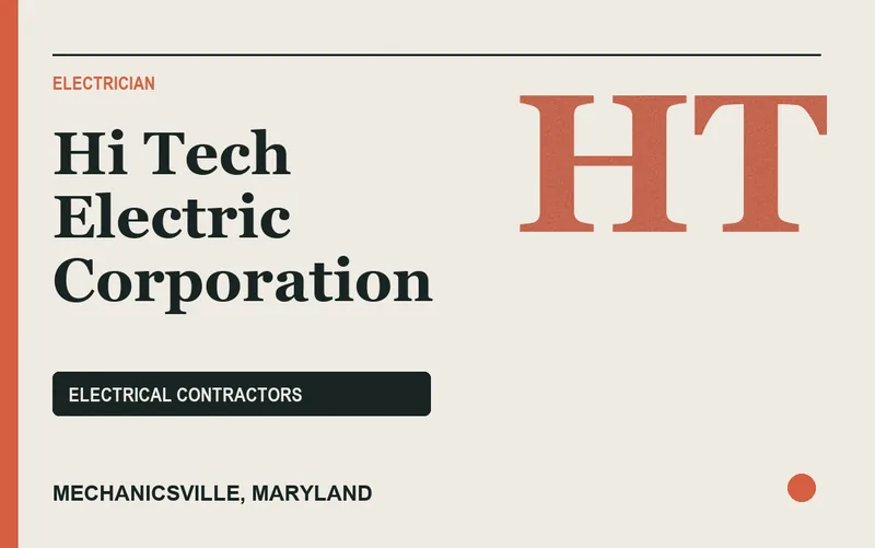 Hi Tech Electric Corporation in Mechanicsville, Maryland
