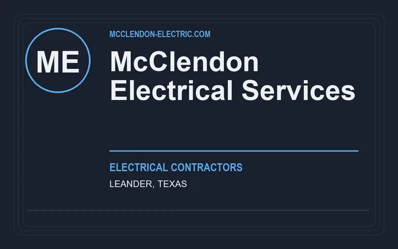 McClendon Electrical Services in Leander, Texas